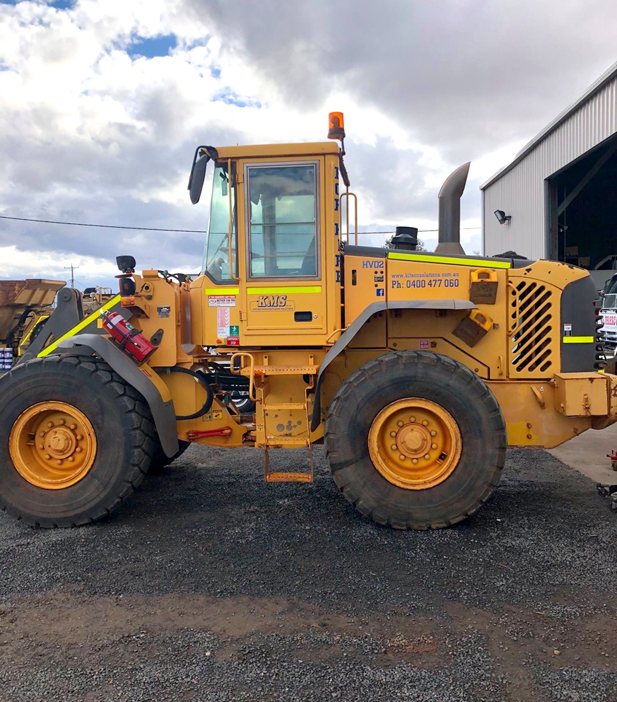 2005 Volvo L60E Loader is available for hire along with attachments. The L60E is fully equiped for Underground, regularly serviced and quarterly checks completed.  