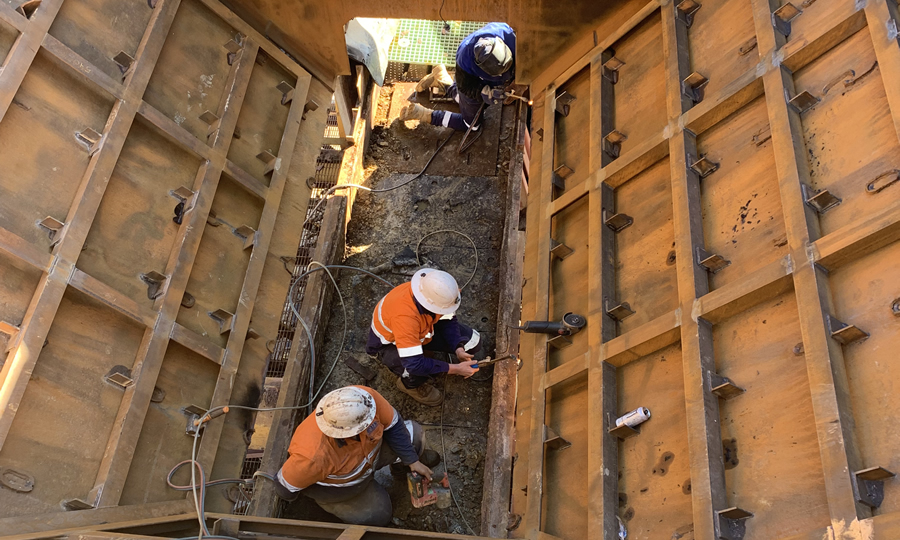 Pit repairs