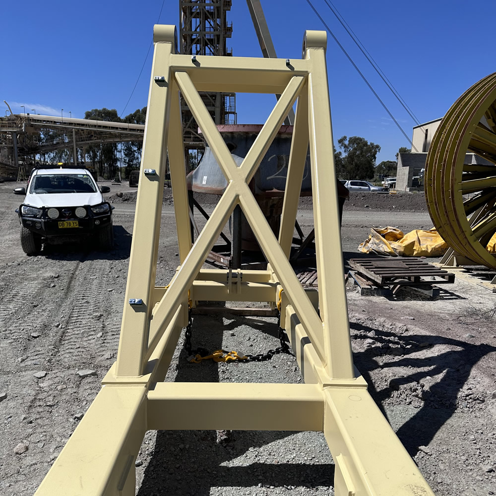 Flask Tipping Cradle Fabrication